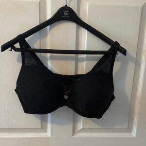 Torrid Black Lace-Accent Underwire Bra - Women Intimates